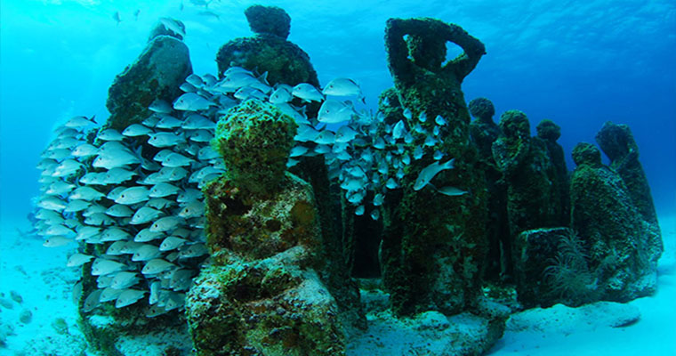 Snorkel in the Cancun Underwater Museum 